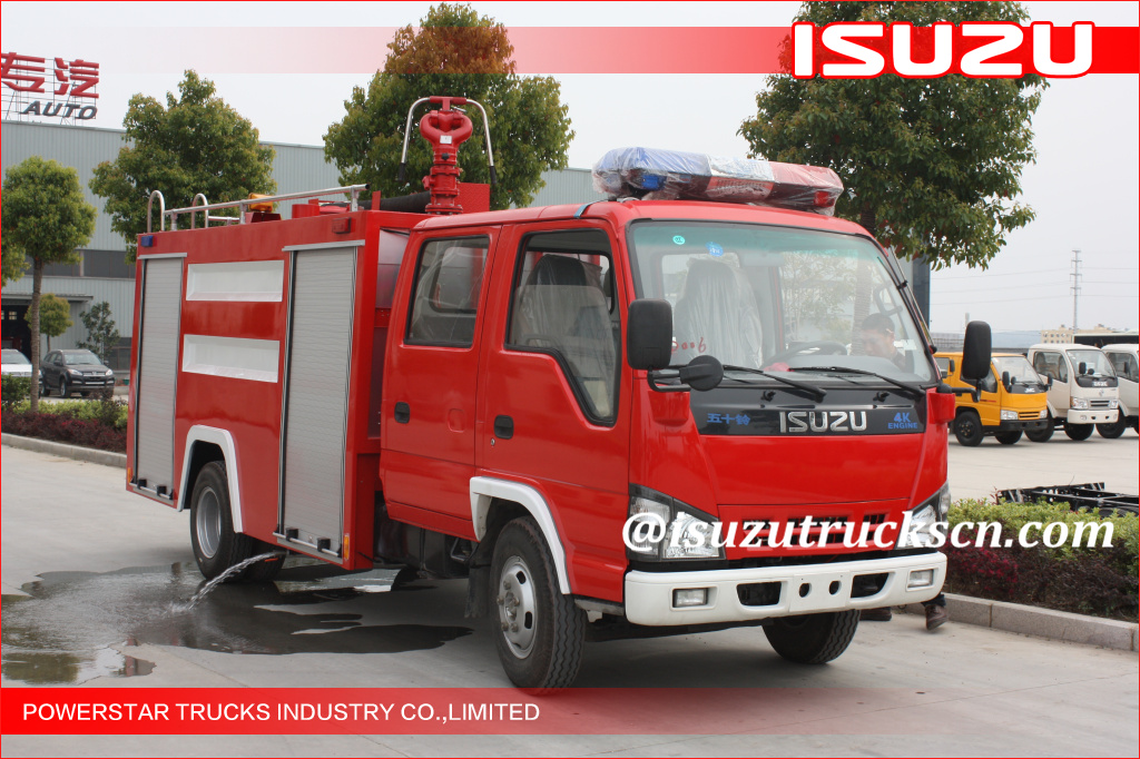 Lieferung eines Isuzu NKR77 Feuerwehr-Rettungsfahrzeugs auf die Philippinen