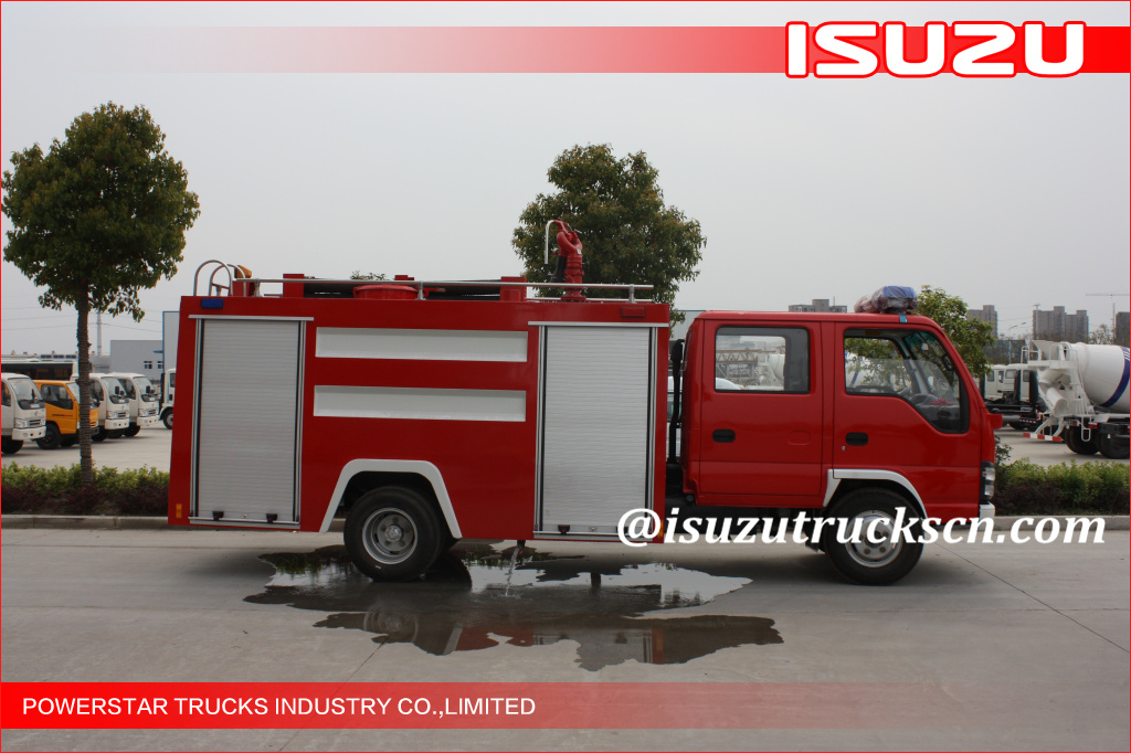 Lieferung eines Isuzu NKR77 Feuerwehr-Rettungsfahrzeugs auf die Philippinen