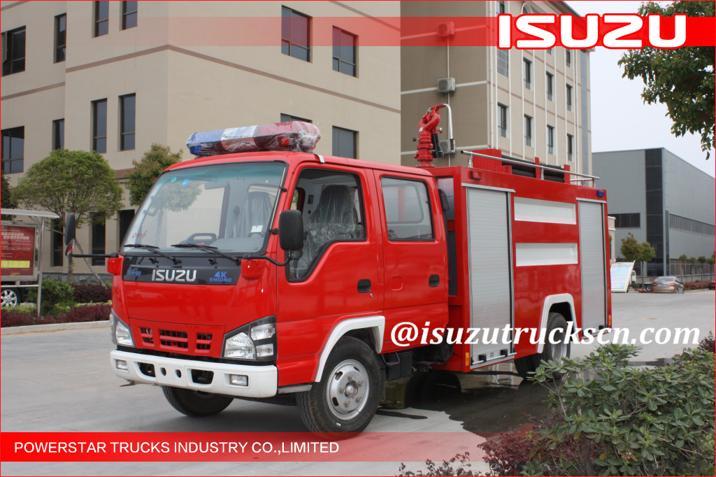 Lieferung eines Isuzu NKR77 Feuerwehr-Rettungsfahrzeugs auf die Philippinen