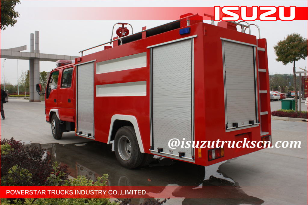 Lieferung eines Isuzu NKR77 Feuerwehr-Rettungsfahrzeugs auf die Philippinen