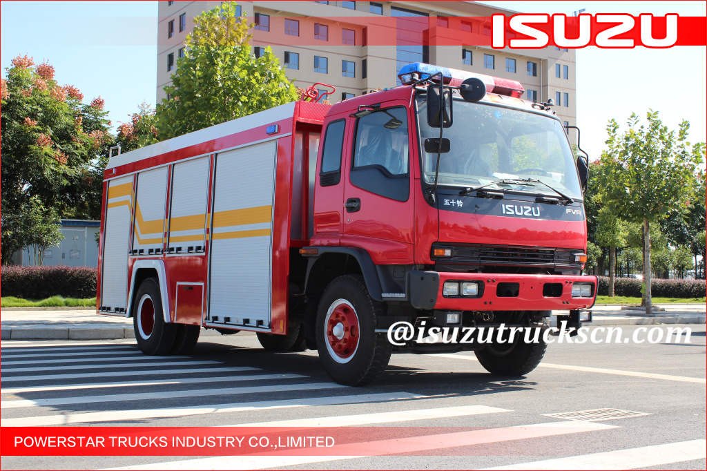 4x2 5000L Single cabin Water Foam Fire Truck Isuzu