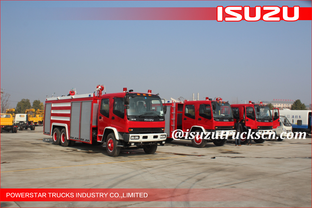 6*4 12000L Fire Truck Isuzu water foam Fire Vehicle supplier