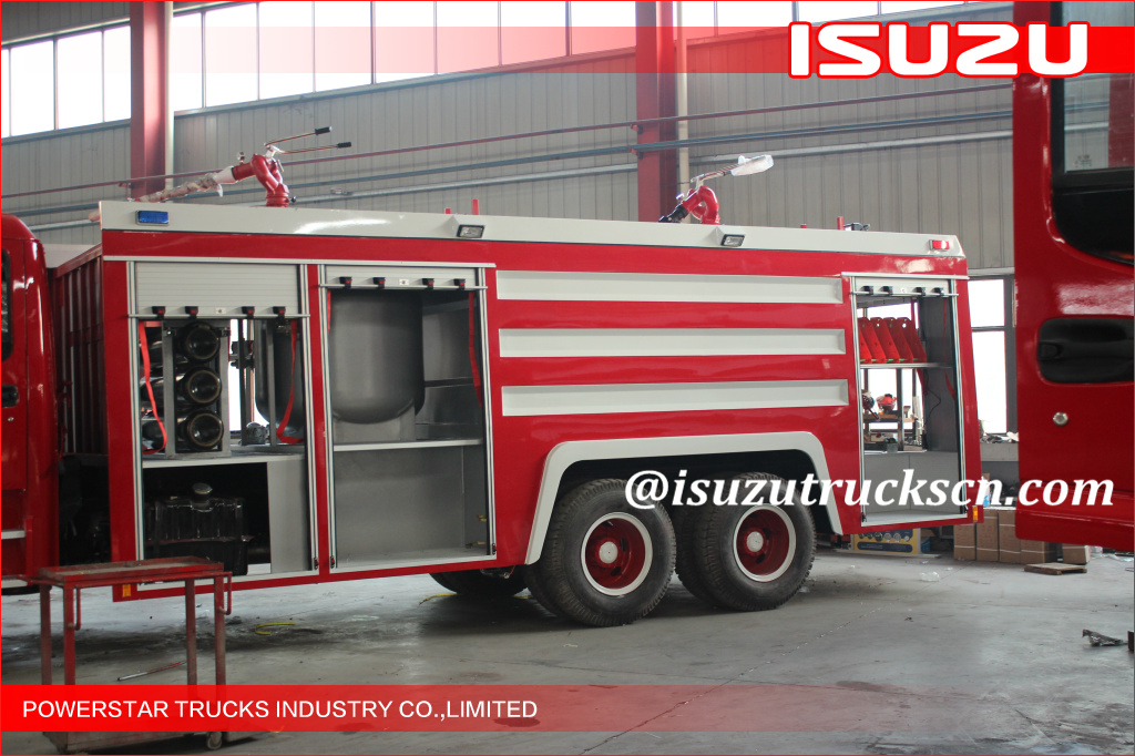 6*4 12000L Fire Truck Isuzu water foam Fire Vehicle supplier