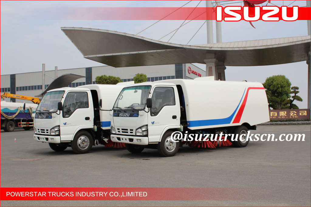 5cbm Isuzu Street Sweeping Garbage Truck city cleaner