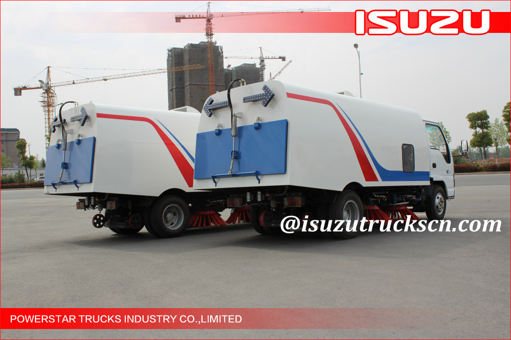 5cbm Isuzu Street Sweeping Garbage Truck city cleaner