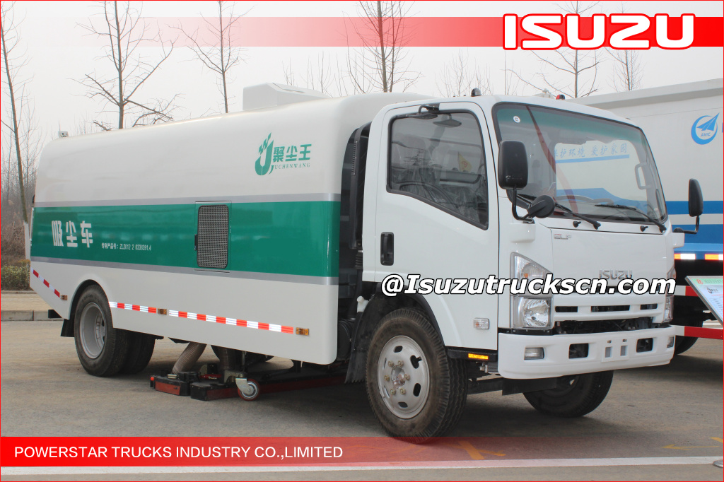 EFL Isuzu road clean vacuum sweeper truck industrial street sweeper Isuzu