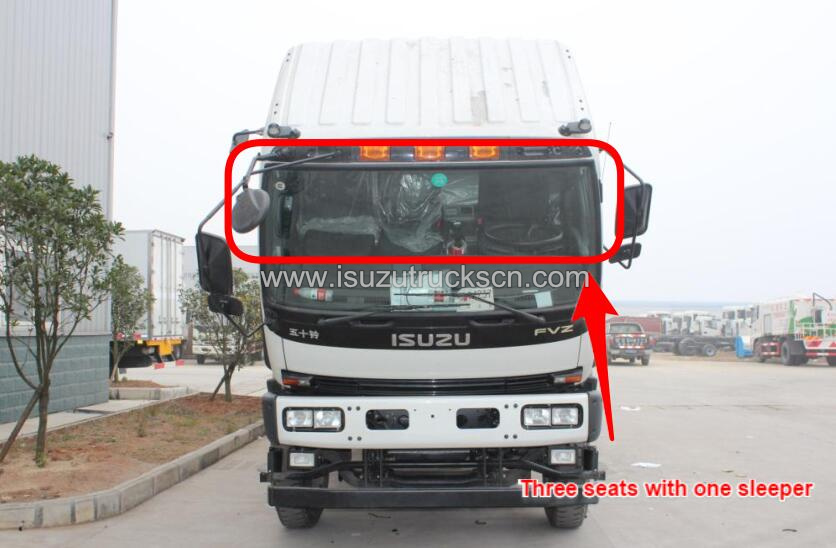 ISUZU FVZ Kühltransporter nach Ruanda.