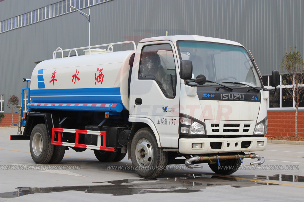 3000L 5000L ISUZU NKR Water Truck Tanker for sale