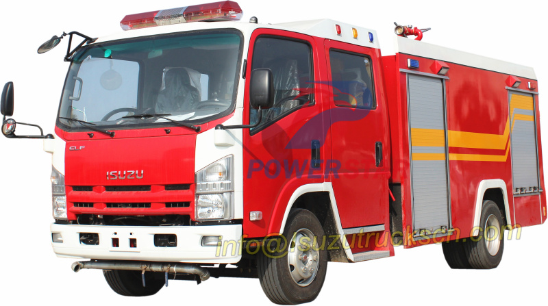 Foam Water combine Fire Vehicle Isuzu NPR