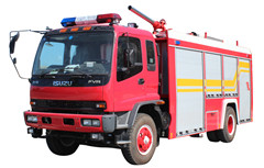 Armenien 4x2 5000L Einzelkabine Wasserschaum Feuerwehrauto Isuzu