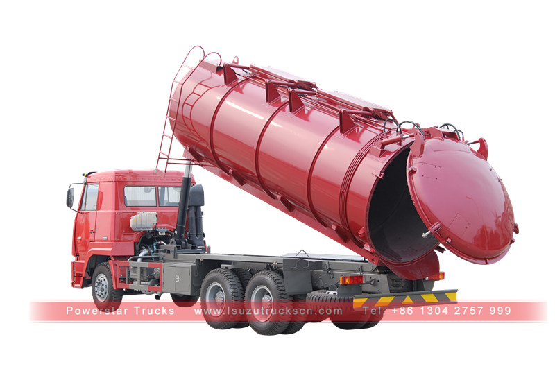 Sewage tanker trucks Isuzu vacuum sewage truck pictures