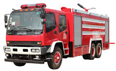 Stadt Feuerwehrauto Isuzu