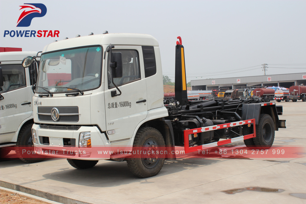 Container Detachable Garbage Truck Isuzu 12 Tons