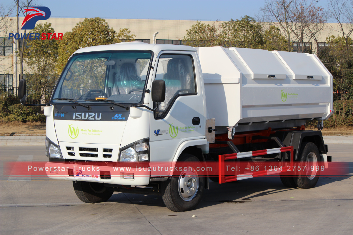 Nach Saint Martin Isuzu Hakenlift LKW 3 Tonnen