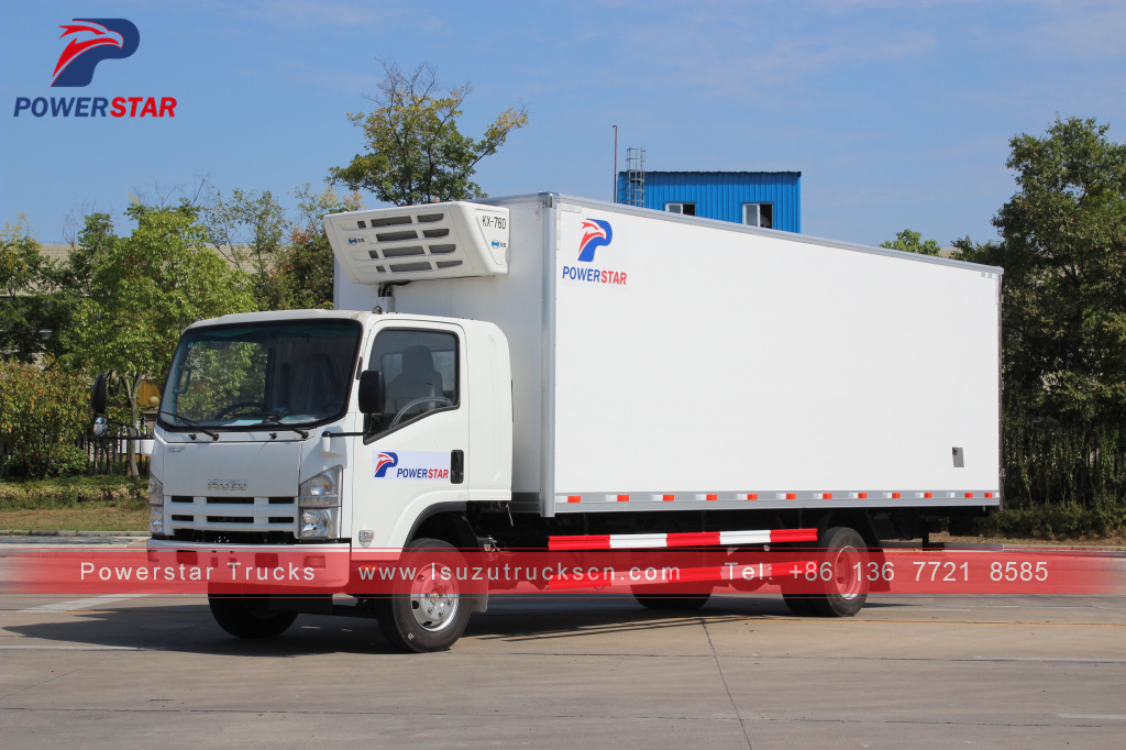 French Polynesia ISUZU Freezer truck for sale 