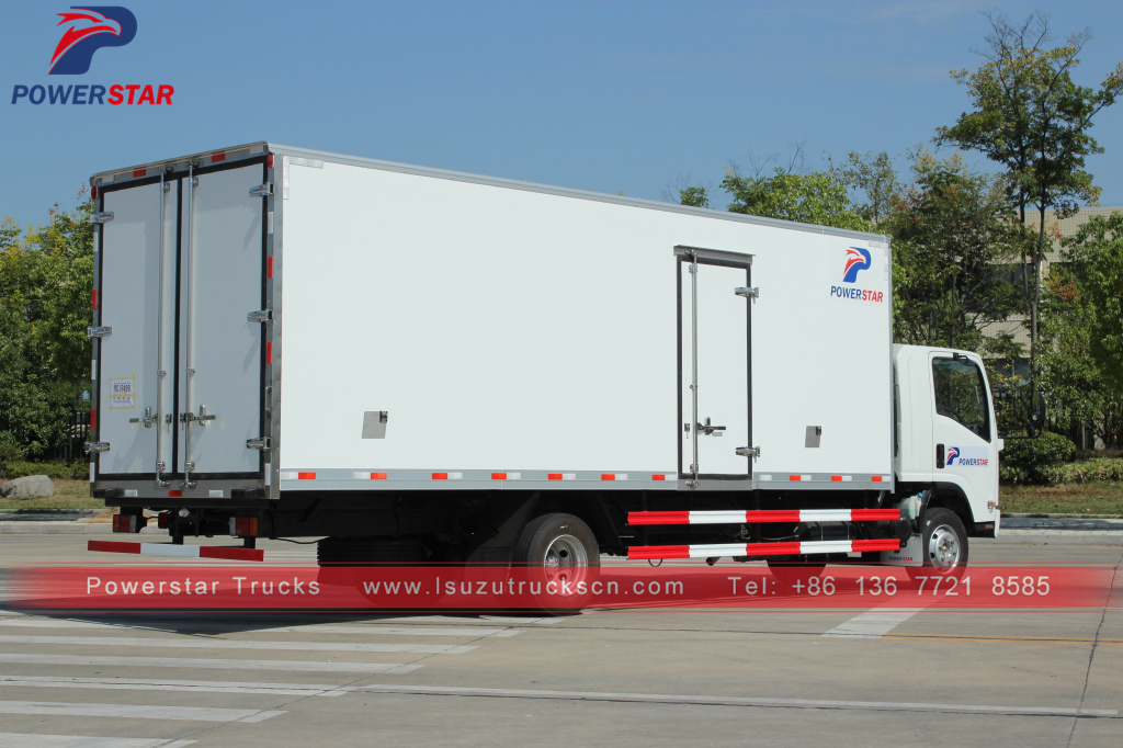 4x2 ISUZU NPR NQR refrigerated truck 10-15ton freezer truck for sale