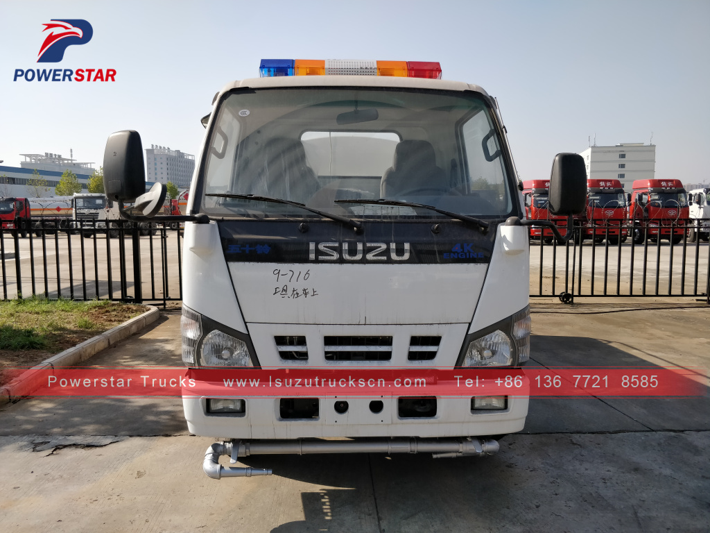 Philippinen Markt Isuzu 3-5CBM Wasserlieferung Tankwagen Wassersprühwagen zu verkaufen