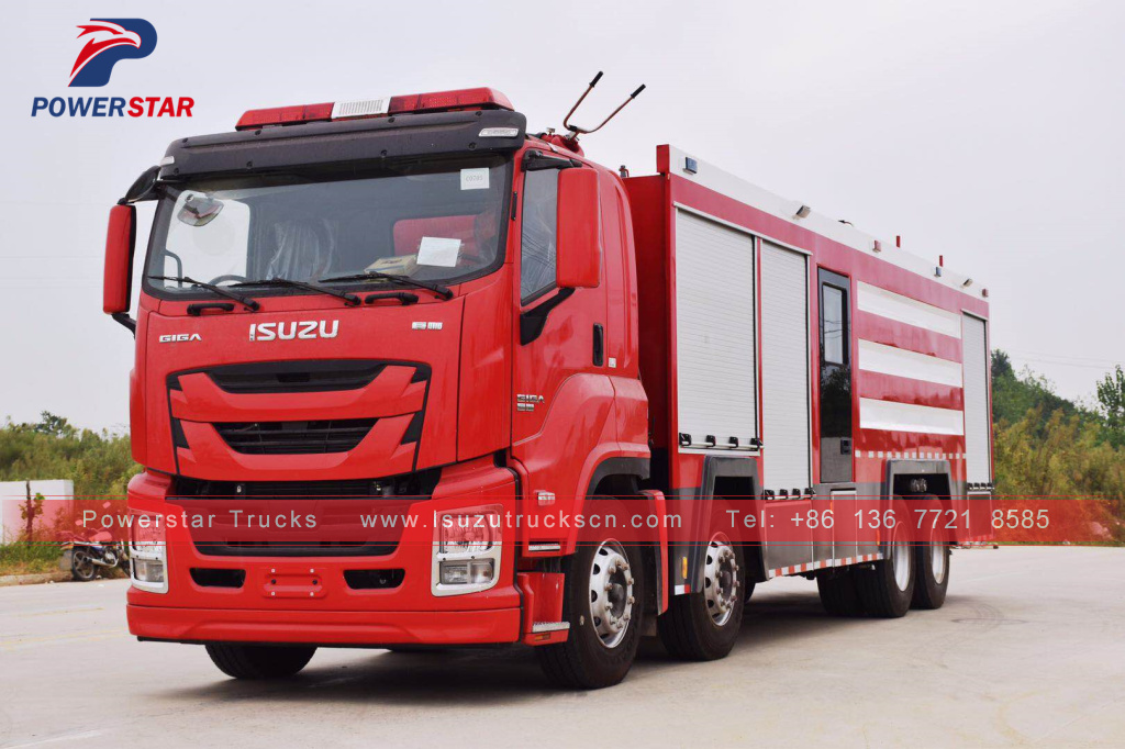 Brand new Customer made ISUZU GIGA Water/foam/dry powder Fire Engine Trucks for sale