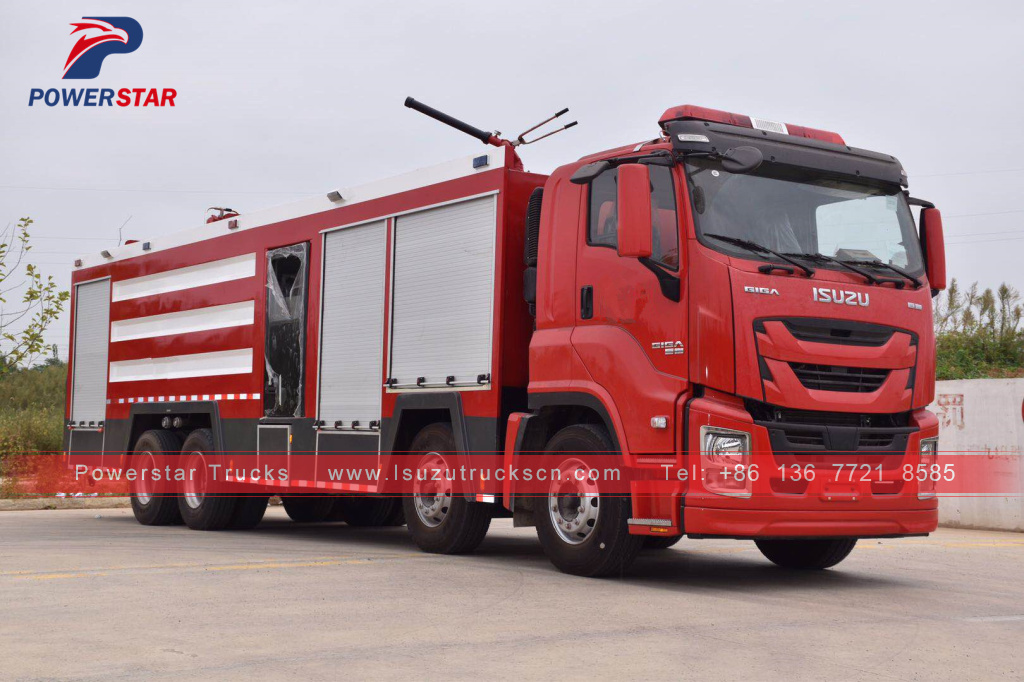 Brand new Customer made ISUZU GIGA Water/foam/dry powder Fire Engine Trucks for sale