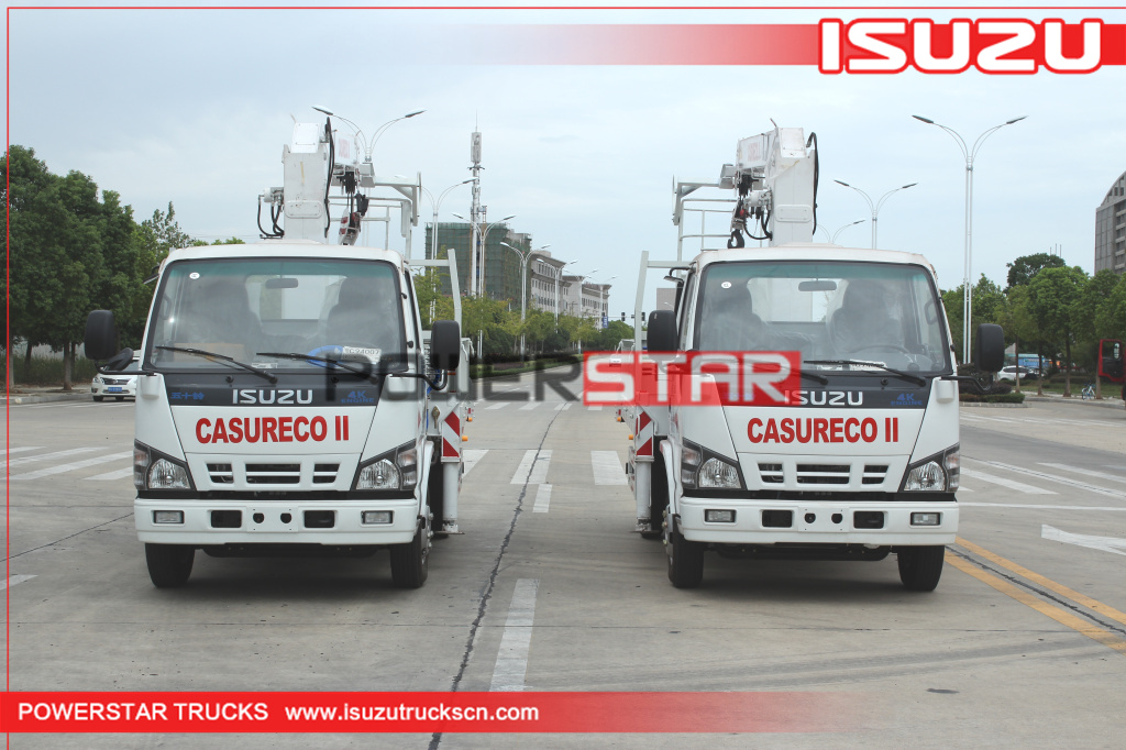 Philippinen ISUZU Bau Teleskopausleger Kran LKW zu verkaufen