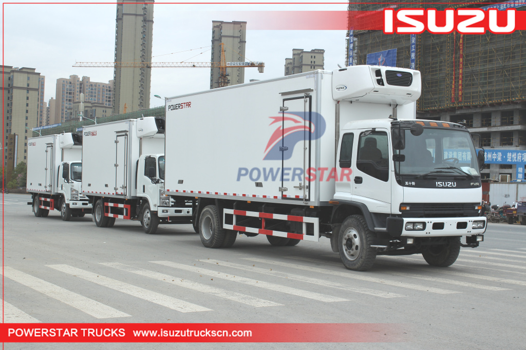 ISUZU 700P/NPR Refrigerated cooling van truck