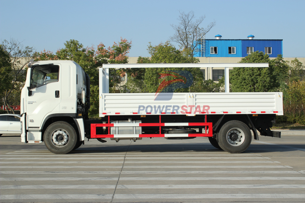 ISUZU GIGA 6X4 380 PS Seitenwandzaun Pritsche 10 Wheeler Cargo Truck