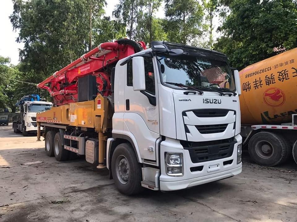 38M 42M Isuzu GIGA Concrete Pump Truck with 6UZ1-TCG50 380HP for sale