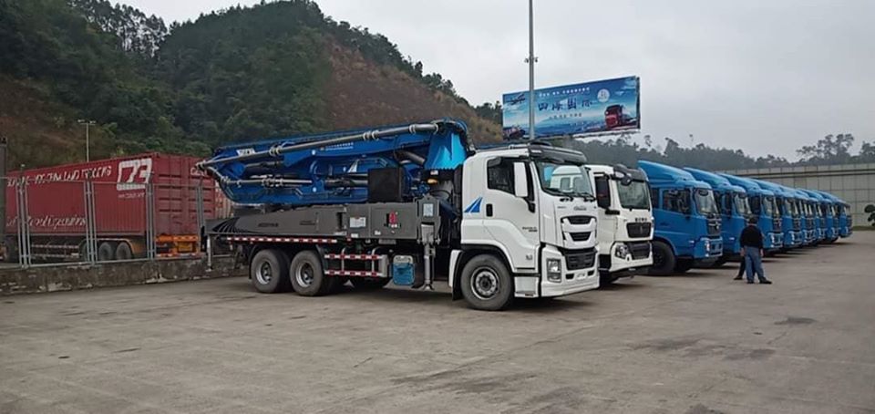 38M 42M Isuzu GIGA Concrete Pump Truck with 6UZ1-TCG50 380HP for sale