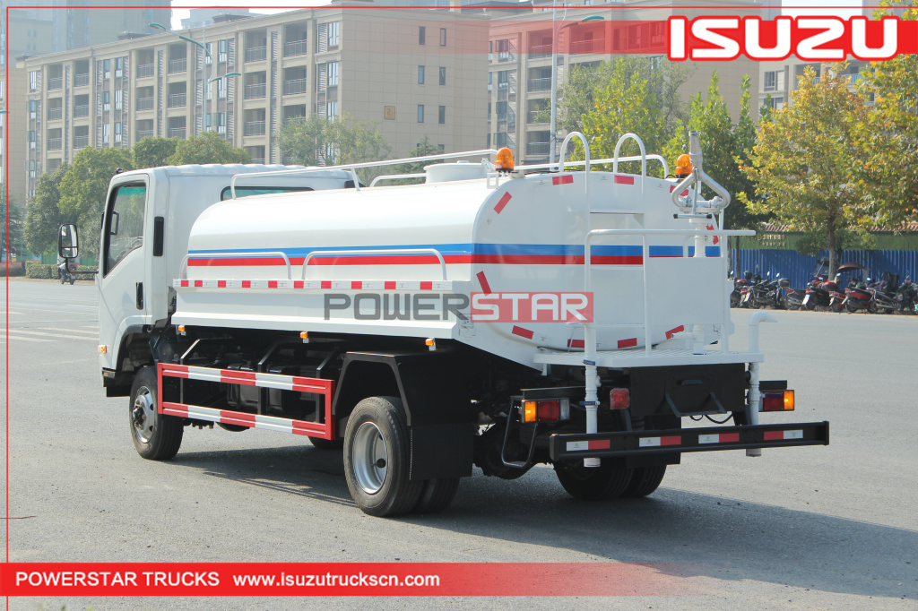 HAITI brandneuer ISUZU 4X4 AWD Trinkwasserwagen aus Edelstahl Trinkwassertanker