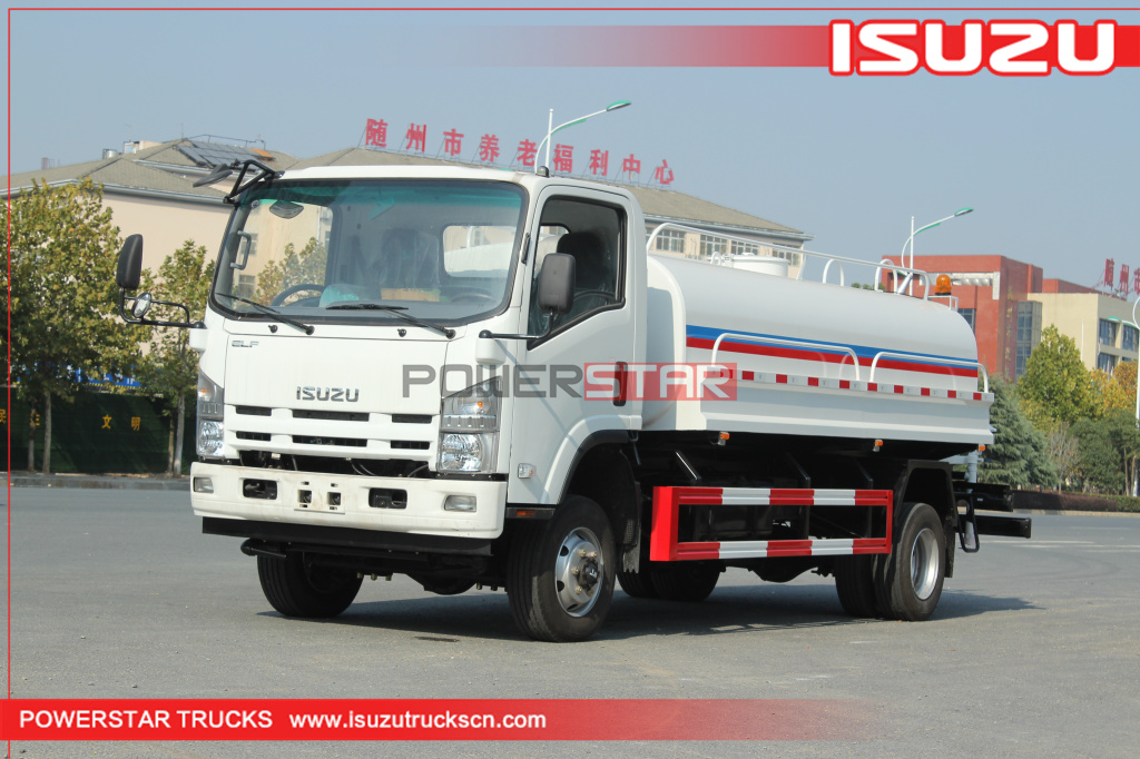 Customized ISUZU ELF 4*4 4WD Road Sprinkler Water Tanker Trucks 8,000L~10,000L