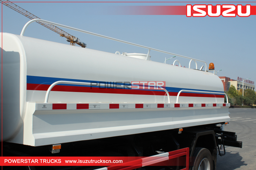 Customized ISUZU ELF 4*4 4WD Road Sprinkler Water Tanker Trucks 8,000L~10,000L