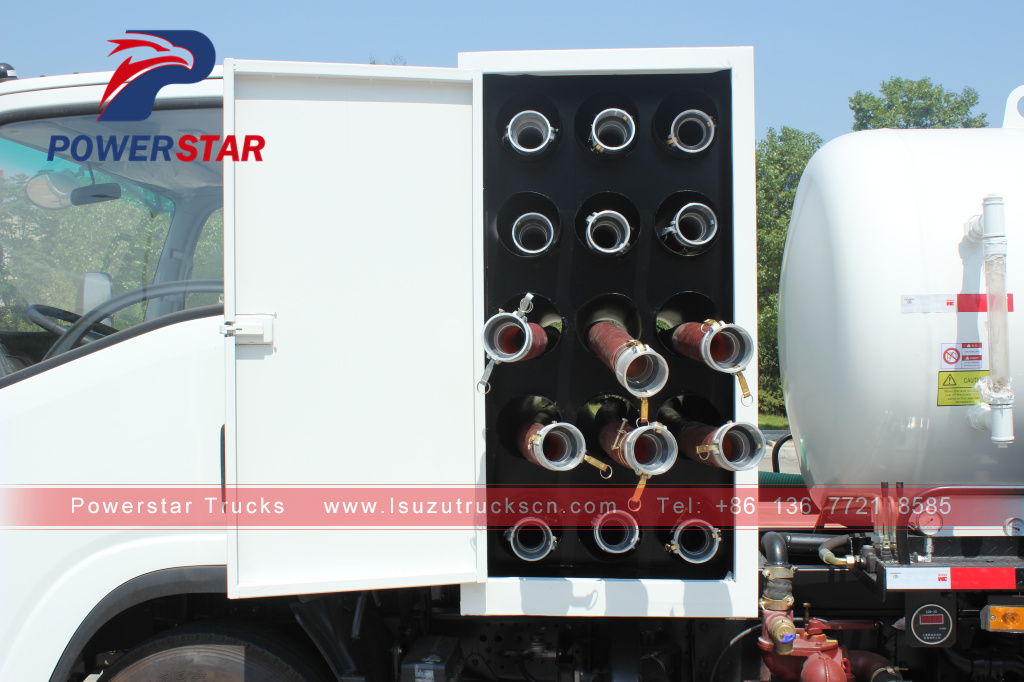 Philippines Isuzu NKR ELF Fecal suction truck Sewage suction trucks for sale