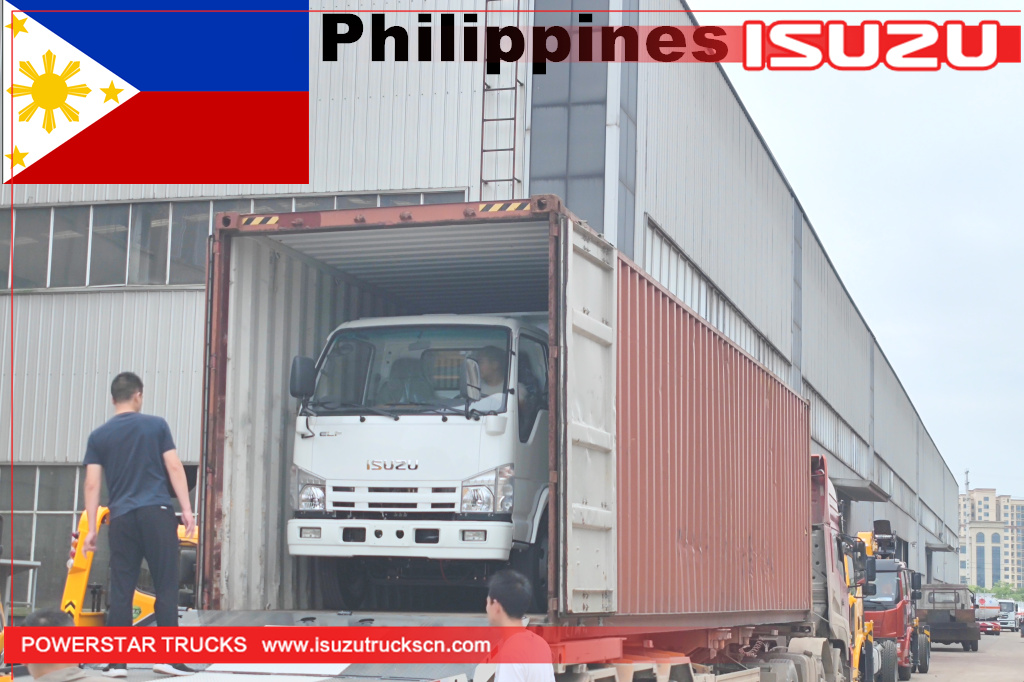 Philippinen ISUZU 4X2 6-Rad-Muldenkipper 2T 3T 5T ​​Kipper Mini Cargo Truck zu verkaufen