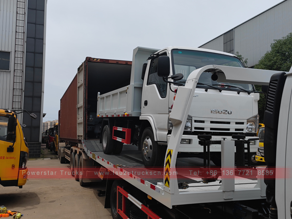 Philippinen ISUZU 4X2 6-Rad-Muldenkipper 2T 3T 5T ​​Kipper Mini Cargo Truck zu verkaufen