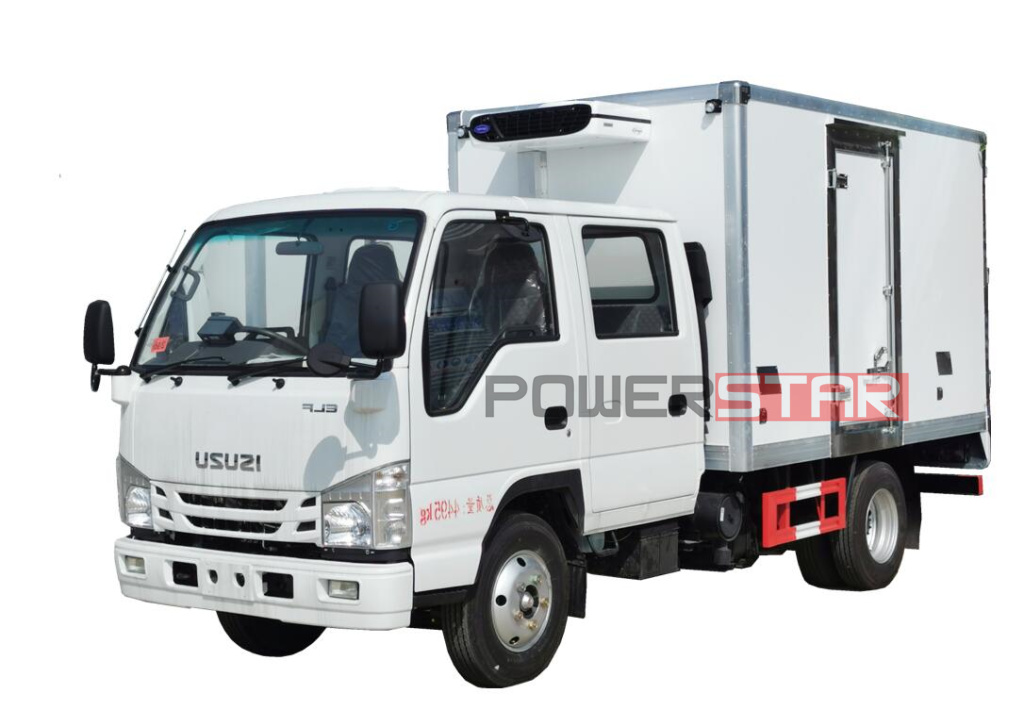 ISUZU ELF 100P Doppelkabine Kühlwagen Tiefkühlfahrzeug