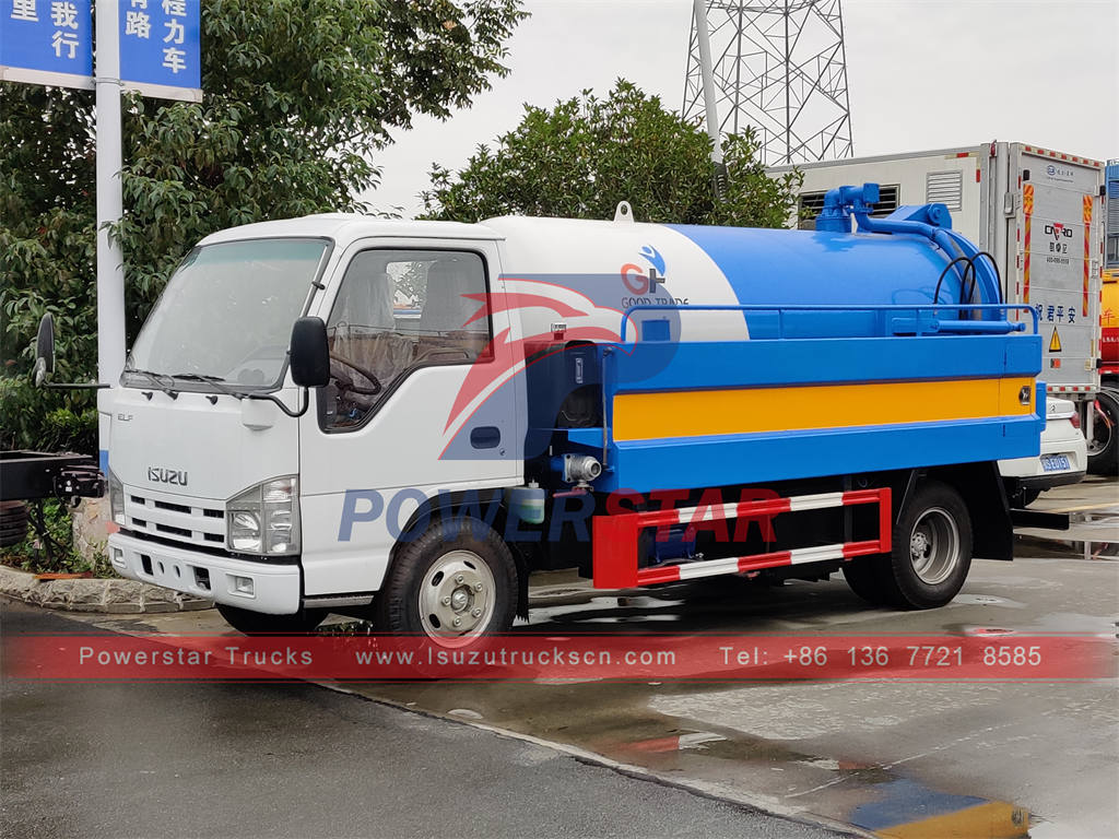 Factory outlet ISUUZ 4Ã—2 vacuum truck for Philippines