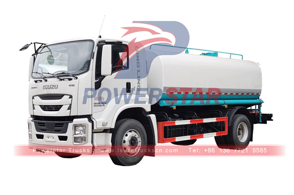 ISUZU GIGA 12000L water bowser export to Philippine