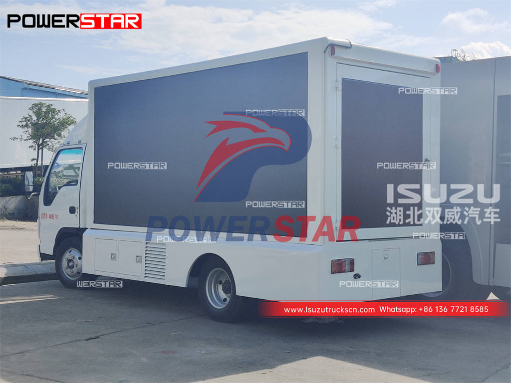 ISUZU 100P mobile LED display truck at discount price