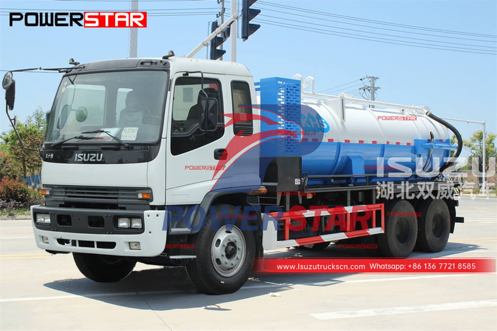 High quality ISUZU FVZ 18000L pressure vacuum tankers for sale