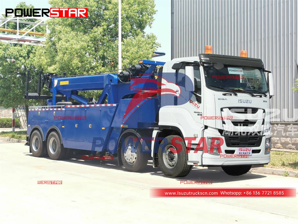 Brand new ISUZU GIGA 8Ã—4 road towing truck at best price