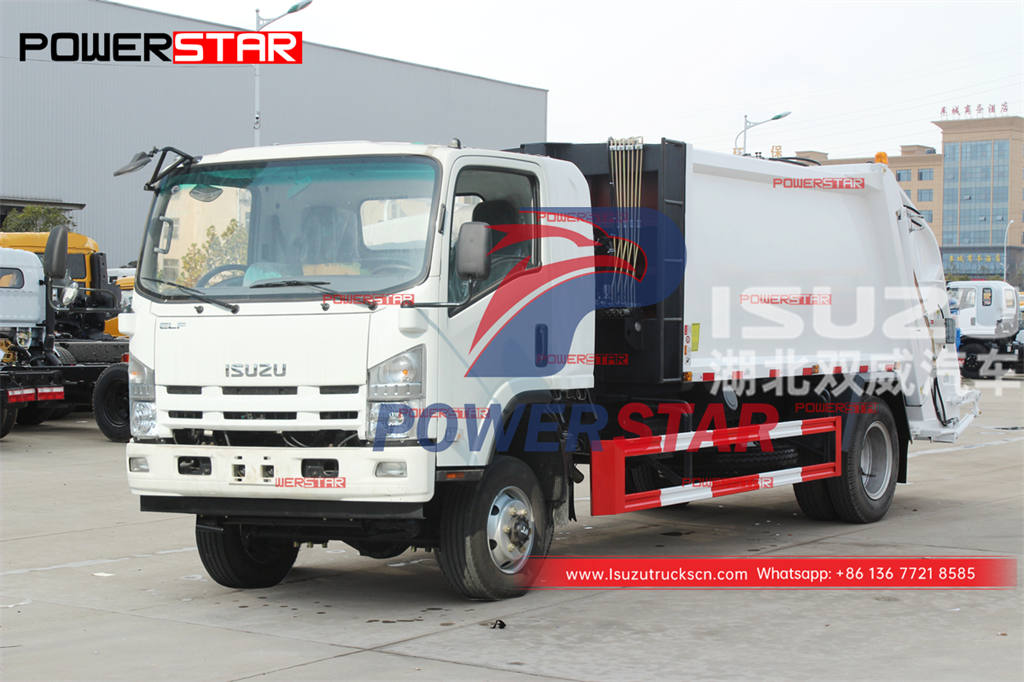 ISUZU 700P 190HP 4Ã—4 off-road compactor garbage truck for Philippines