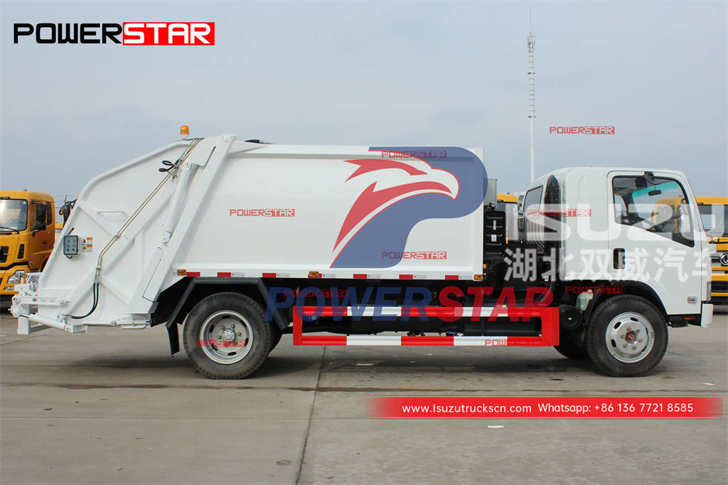 Factory outlet ISUZU 4Ã—4 AWD 8CBM trash compression truck for Philippines