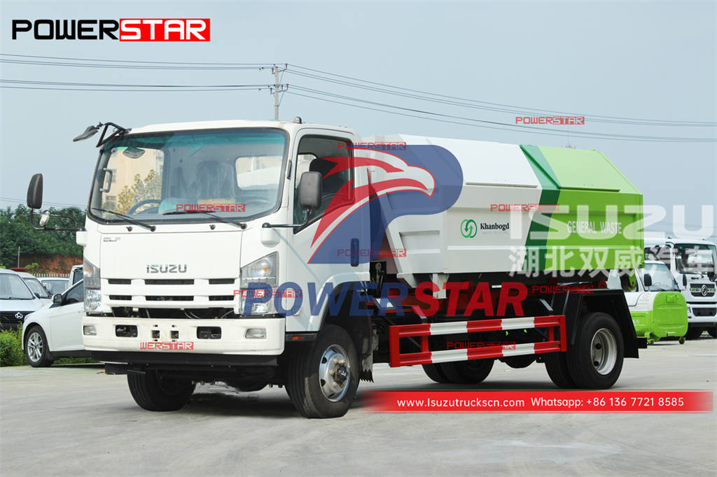 ISUZU 700P 4Ã—4 AWD hooklift truck at discount price