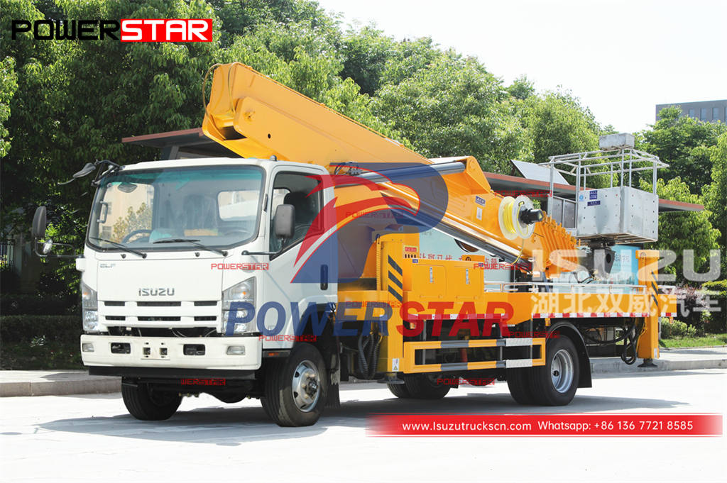 Good quality ISUZU 4Ã—4 off-road Mobile Elevating Aerial Work Platform for sale