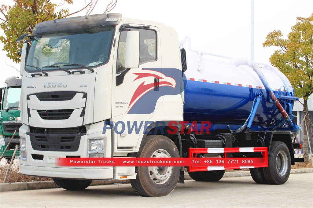 ISUZU GIGA 6 wheeler vacuum loader truck for sale