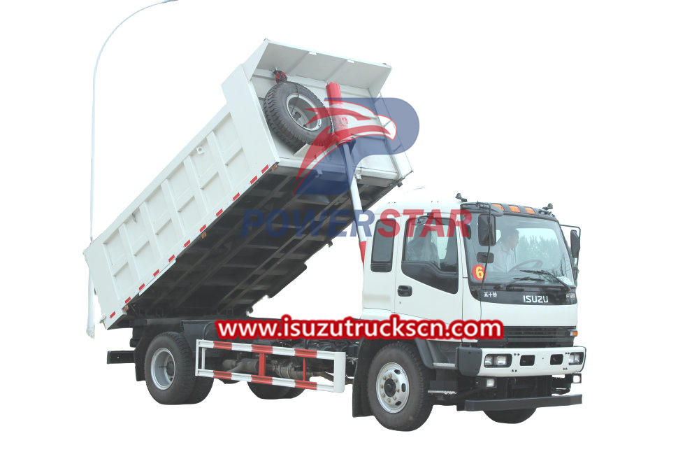 6HK1-TCH 300HP Isuzu FVR dump tipper trucks for philippines