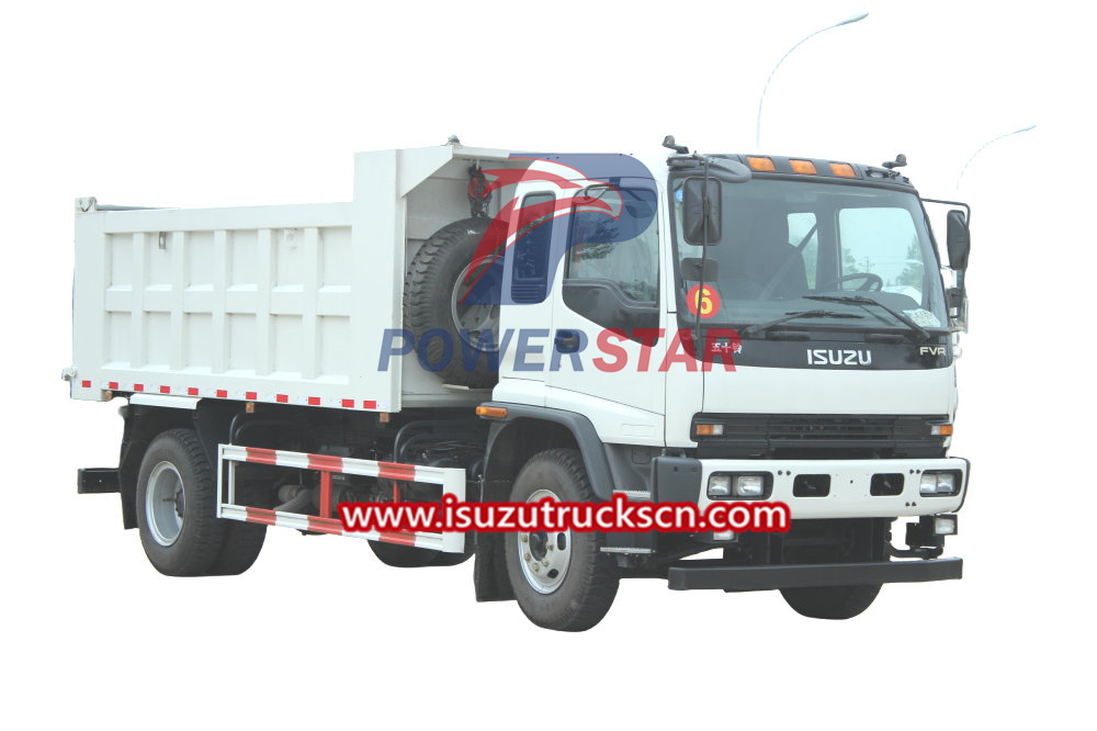 6HK1-TCH 300HP Isuzu FVR dump tipper trucks for philippines