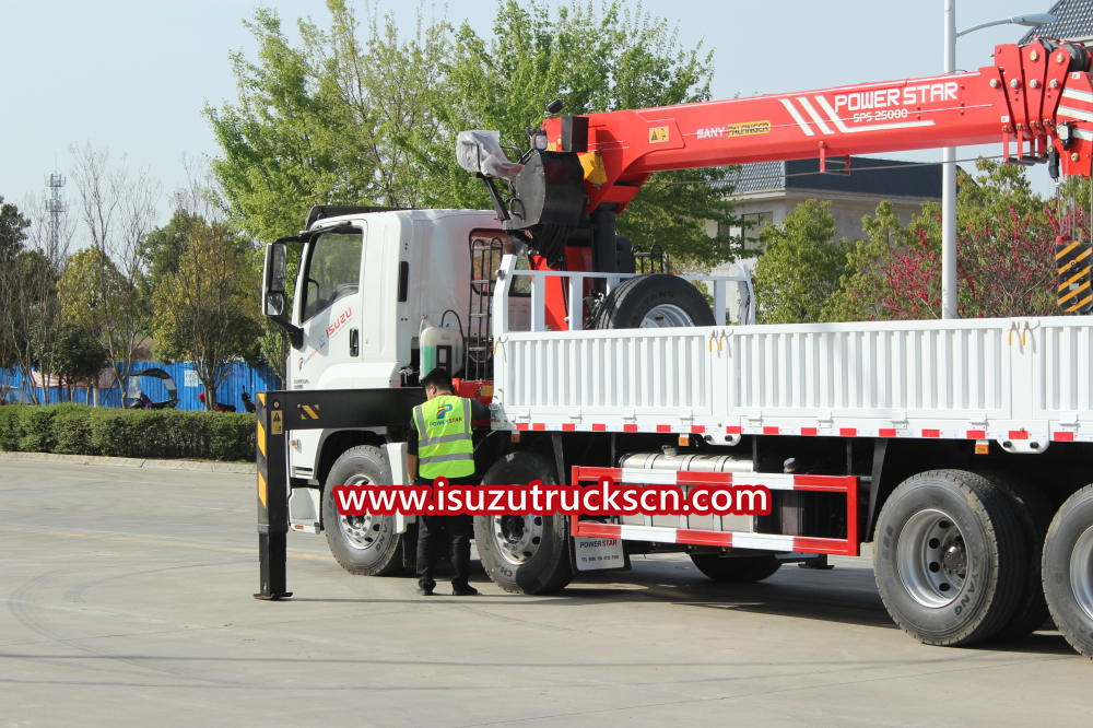 HMDJV GIGA Isuzu 10ton Palfinger Stiff Boom Crane Truck Manufacturer