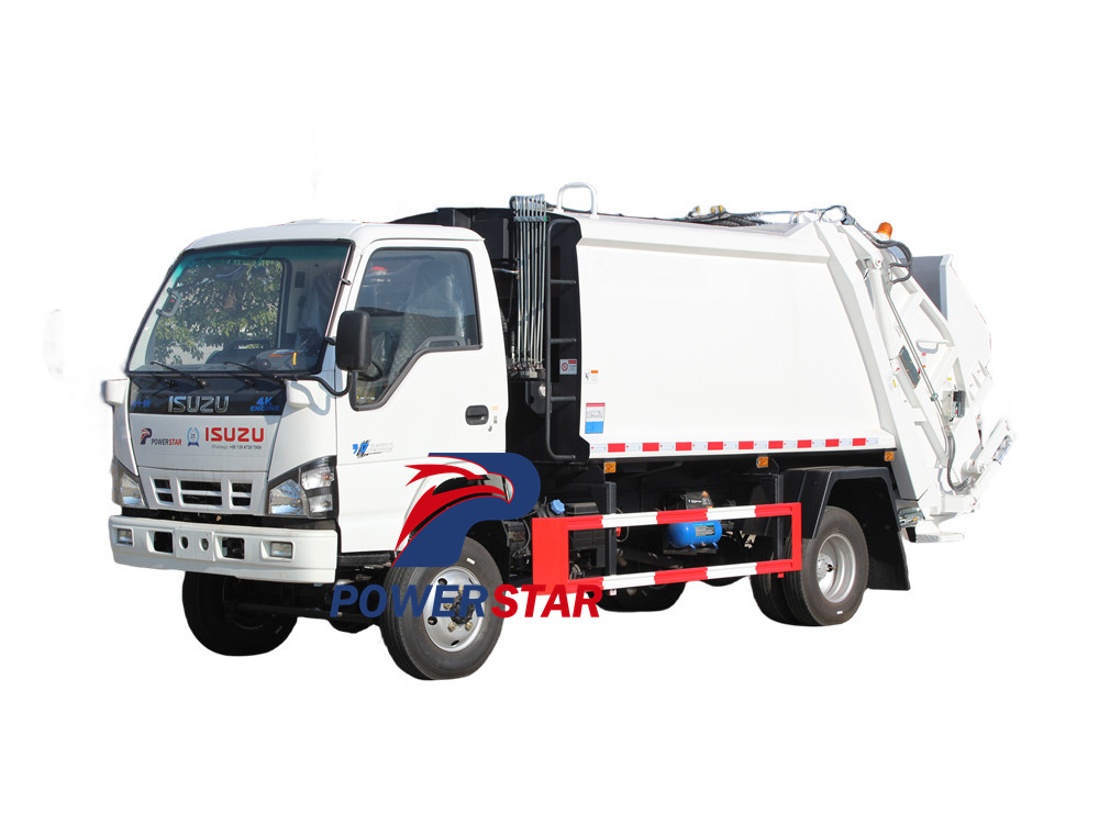 isuzu rear loader compactor