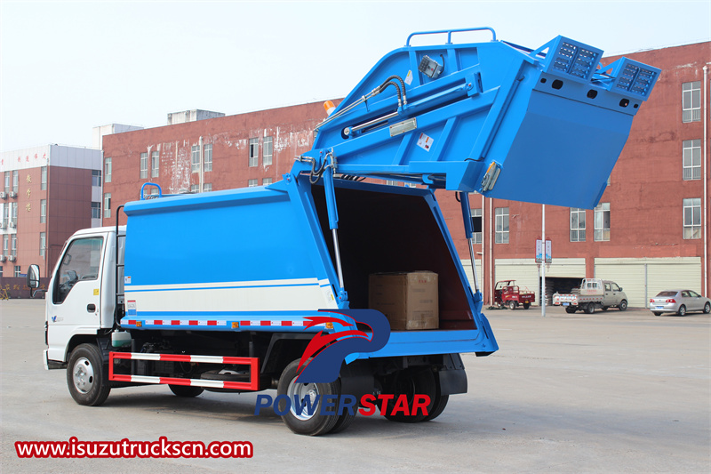 isuzu garbage compactor truck